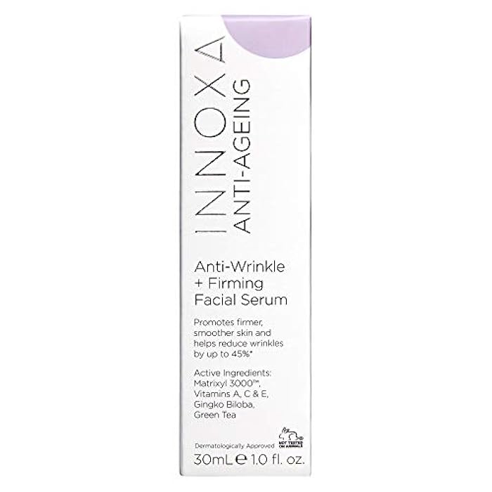 Innoxa Anti-Wrinkle + Firming Facial Serum Anti-Ageing Vitamin-Packed Skin Care Beauty 30ml - Image 2