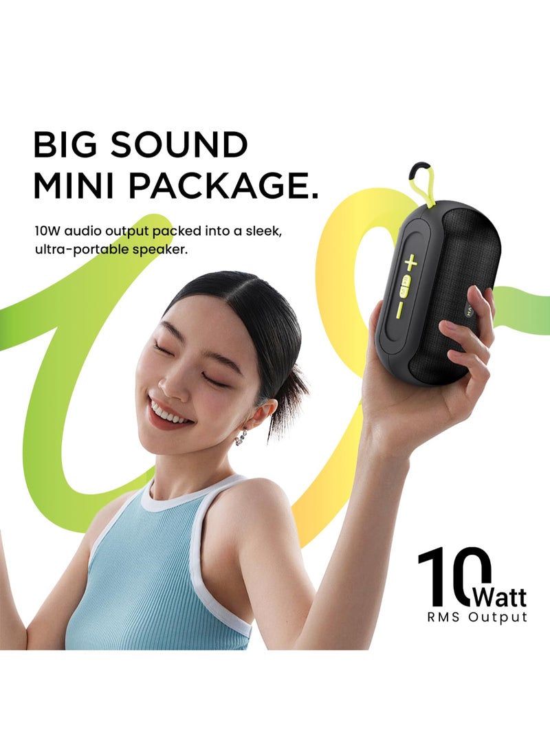 Hammer Renewed - Wave 10W Bluetooth Speaker Up to 8 Hours Playtime, TWS Function, Made in India, Built-in Mic, BTv5.4, USB Port, Type-C Interface Wireless Bluetooth Speaker with Hanging Loop (Blue) - Image 2