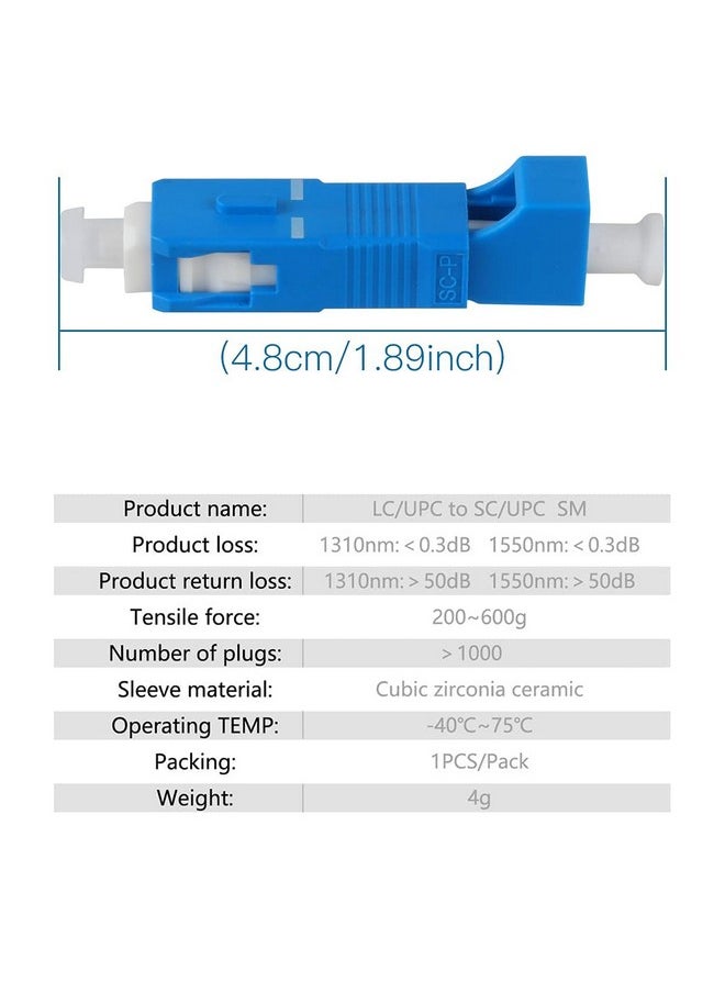 MSDADA 2Pcs Visual Fault Locator Fiber Optic Tester - VFL Fiber Optic Cable Tester Meter with SC to LC Adapter - Fiber Optic Tools Source Tester Kit for LC/FC/SC/ST Connector, Network Cable Test  - Image 4
