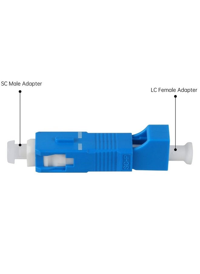 MSDADA 2Pcs Visual Fault Locator Fiber Optic Tester - VFL Fiber Optic Cable Tester Meter with SC to LC Adapter - Fiber Optic Tools Source Tester Kit for LC/FC/SC/ST Connector, Network Cable Test  - Image 5