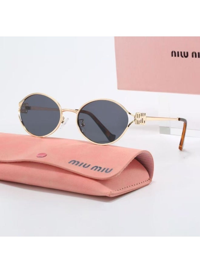 Miu Miu Italian Designer Luxury Retro Style Polarized Cycling Sunglasses For Ladies - Image 1