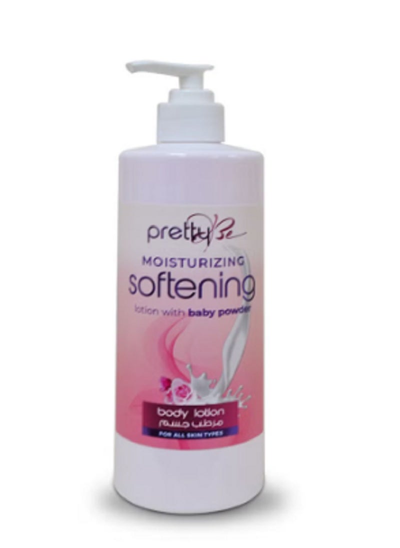 Pretty Be Moisturizing Softening Lotion With Baby Powder 500ml  - Image 1