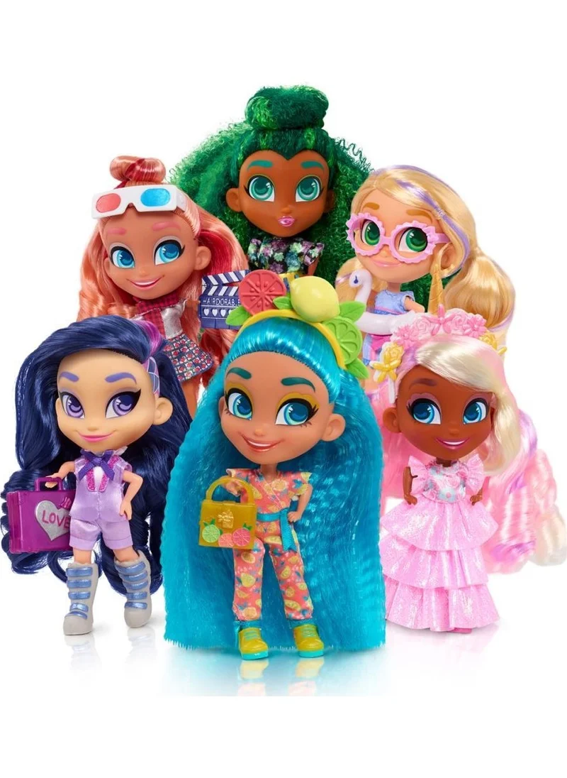 جيوتشي بريزيوسي Hairdorables Surprise Dolls Fragrant Hair Series 4 - Purple