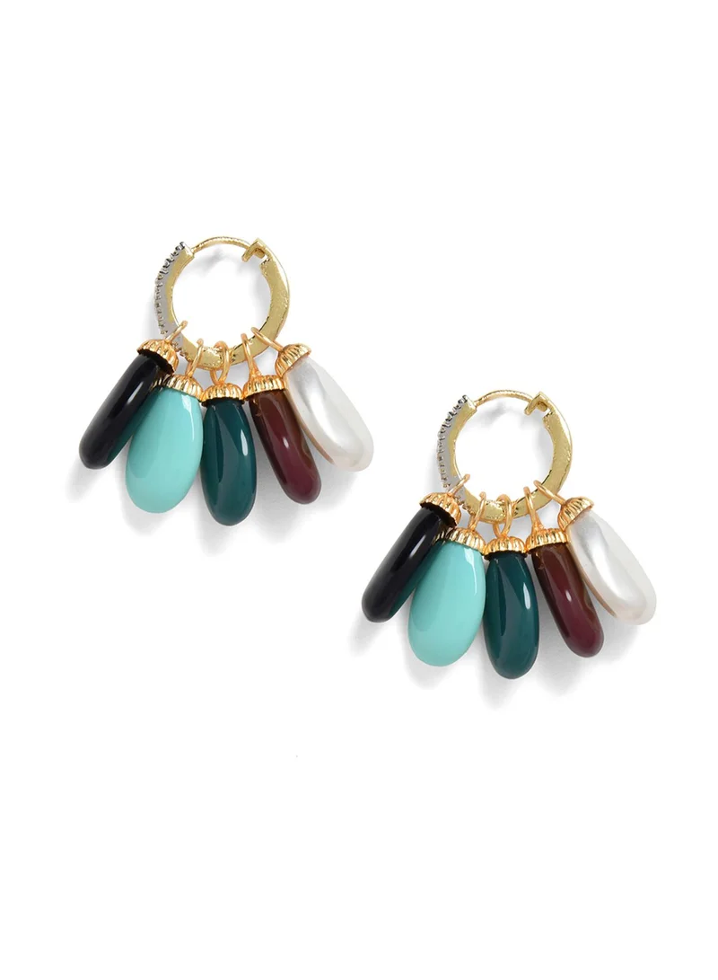 SOHI Sea Contemporary Artificial Stud Earring Jewellery