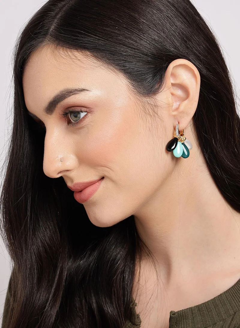 SOHI Sea Contemporary Artificial Stud Earring Jewellery