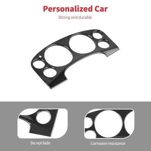 Linskip Dashboard Panel Trim Compatible with Avalanche/Suburban/Tahoe/Silverado 1500 & Yukon/Sierra 2007-2013, Dash Instrument Frame Cover, Interior Accessories(Black Carbon) - Image 2