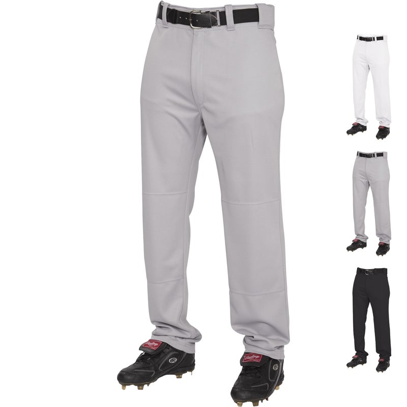Rawlings | BP31SR Baseball Pants | Semi-Relaxed Fit | Grey | Adult XX-Large