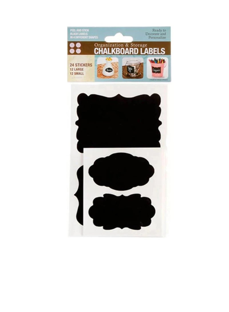 Peel and Stick Chalkboard Labels Assorted Shapes - Image 3