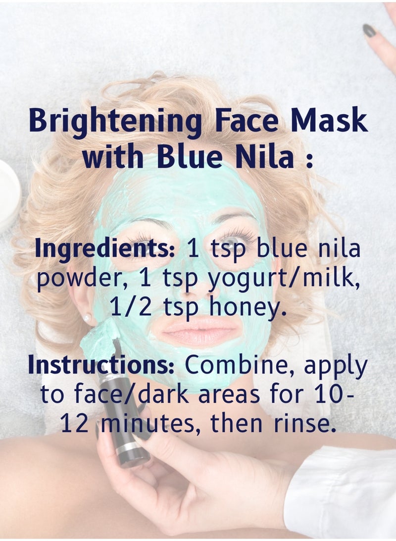 TECOLLI Moroccan Nila Powder – 100% Natural Skin Brightener, Anti-Acne Treatment, Dark Spot Reducer & Skin Tone Equalizer, Promotes a Healthy Glow – 50g - Image 3