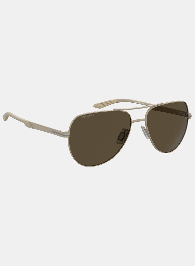 UNDER ARMOUR Unisex Aviator Sunglasses 59 UA INSTINCT 2/G - Image 2