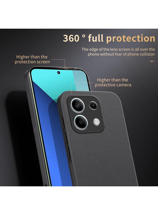 S-TOP Case For Redmi Note 13 4G HUIYI Leather Magnetic Phone Case - Image 3