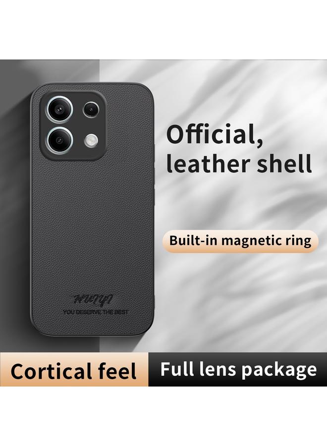 S-TOP Case For Redmi Note 13 4G HUIYI Leather Magnetic Phone Case - Image 4