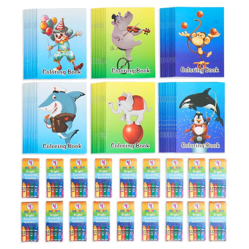 THE TWIDDLERS Bundle Pack of 72 Mini Coloring Books with 18 Boxes of Crayon Crayons Party Favors for Kids Ages 48 DIY Art Drawing Book Goodie Bag Fillers Classroom Rewards Birthday Giveaways - Image 2