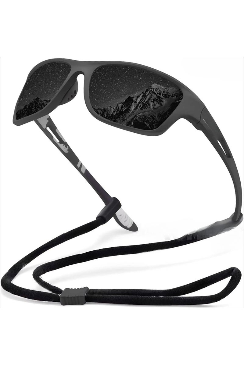 نظارات صيد سوداء مستقطبة للرجال والنساء، نظارات قيادة، نظارات شمسية للرجال، نظارات شمسية للمشي لمسافات طويلة، نظارات شمسية لركوب الدراجات