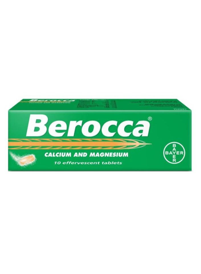 Berocca Pack Of 10 Calcium And Magnesium Effervescent Tablets - Image 1