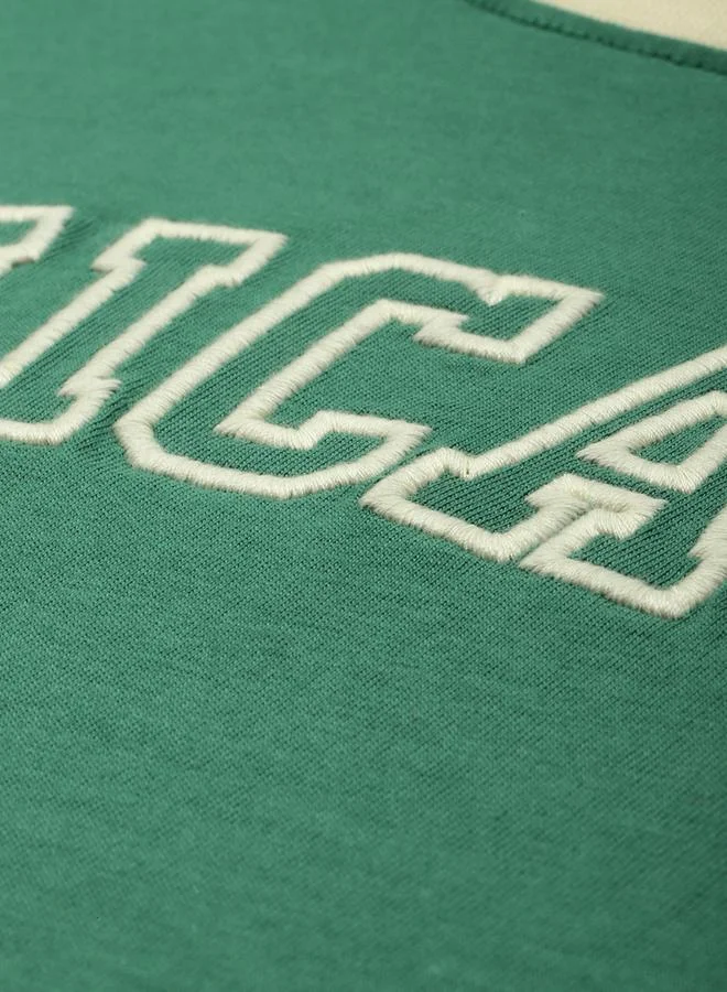 ديلينجر تيشيرت نسائي بياقة دائرية وقصة عادية