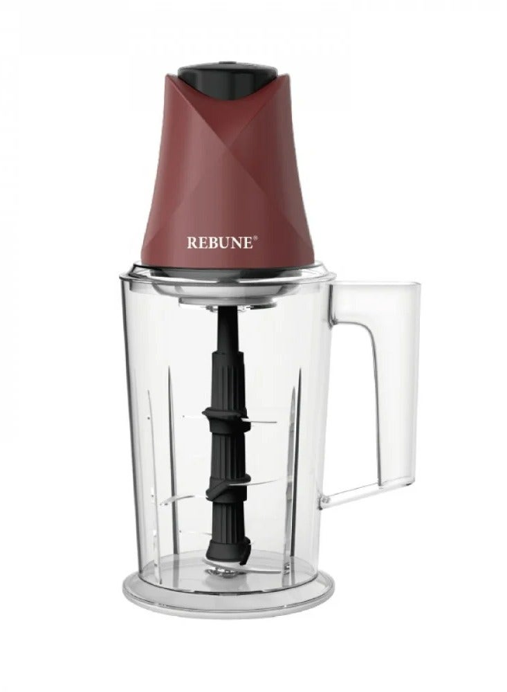 The chopper cuts vegetables and meat easier than ever with a 2-liter bowl 500 W RE-2-086 Red