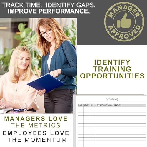 Life Charge Activity Log Notepad – Daily Tracker Planning Pad for Office Productivity, Task Tracking & Time Management Planner – Work Communication Logbook Timesheet, Get Organized – 8.5 x 11 Legal Pad, 60 Page - Image 4