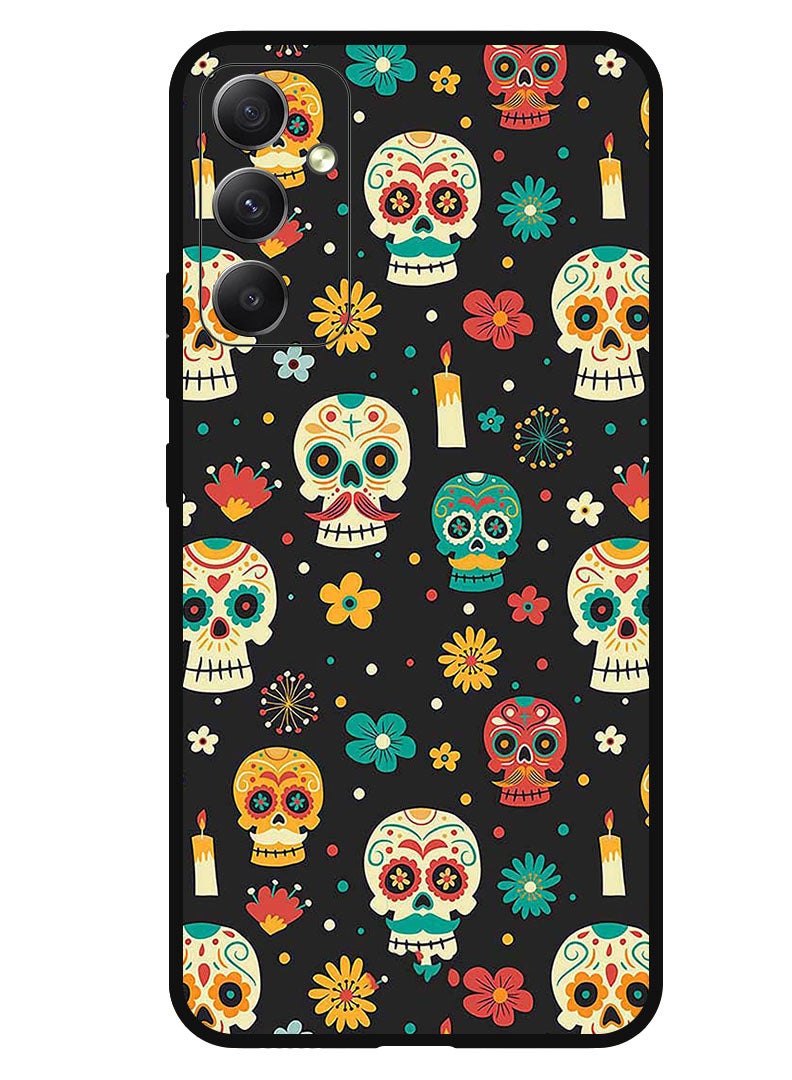 Theodor Protective Case Anti Scratch Shock Proof Bumper Cover For Samsung Galaxy A05s Skeleton Patterns - Image 1