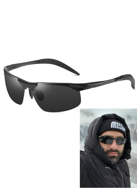 Men's Sunglasses Wayfarer Frame,Sunglasses UV Protection,Retro Aviator Sunglasses for Men,Trendy Mens Shades Sun Glasses