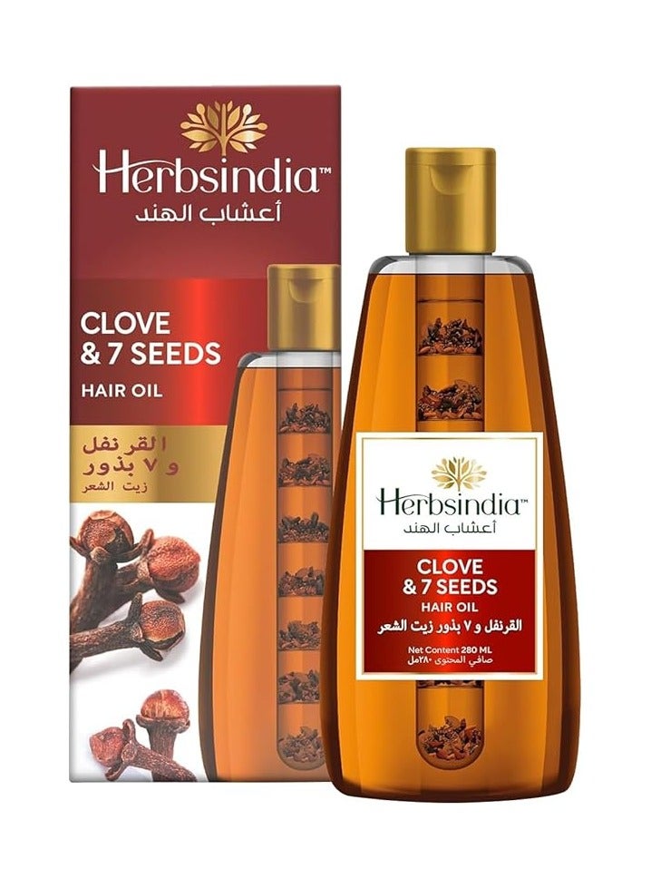 Herbsindia Clove& 7Seeds Hair Oil 280Ml