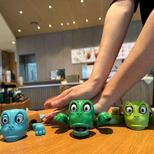 JOD Turtle Cup HolderTurtle Coaster with Funny Expression Cup Holder with Liftable Limbs Expressive Face for TurtlesTortoise Lover Gag Gifts Home Decorgreen - Image 3