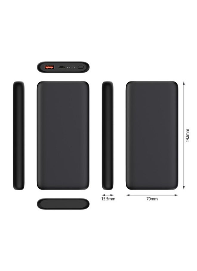 iOsuite Slim Power Bank 10,000 mAh , PD 20W Black  - Image 2