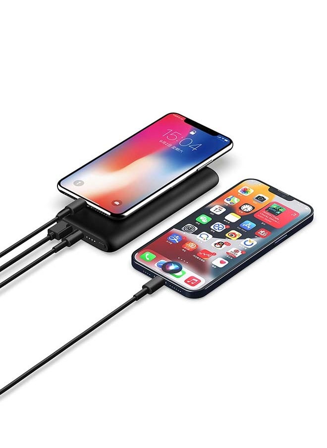 iOsuite Slim Power Bank 10,000 mAh , PD 20W Black  - Image 3