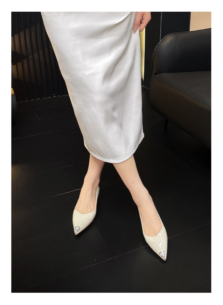 Shougu New Style Low Heel Single Shoe With Pointed Toe - Image 3