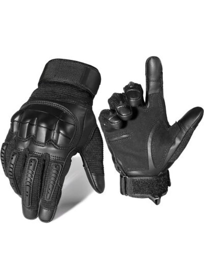 Imported full-finger grip gloves with strong knuckle protection. Breathable, anti-slip design for better control while riding. Suitable for motorcycles and scooters. - Image 4
