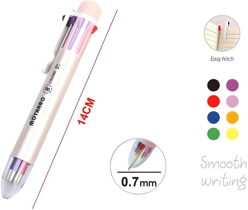 Fitto 0.7mm 4 in 1 Ballpoint Pen, 14cm - Multi-Color Writing Instrument - Image 2