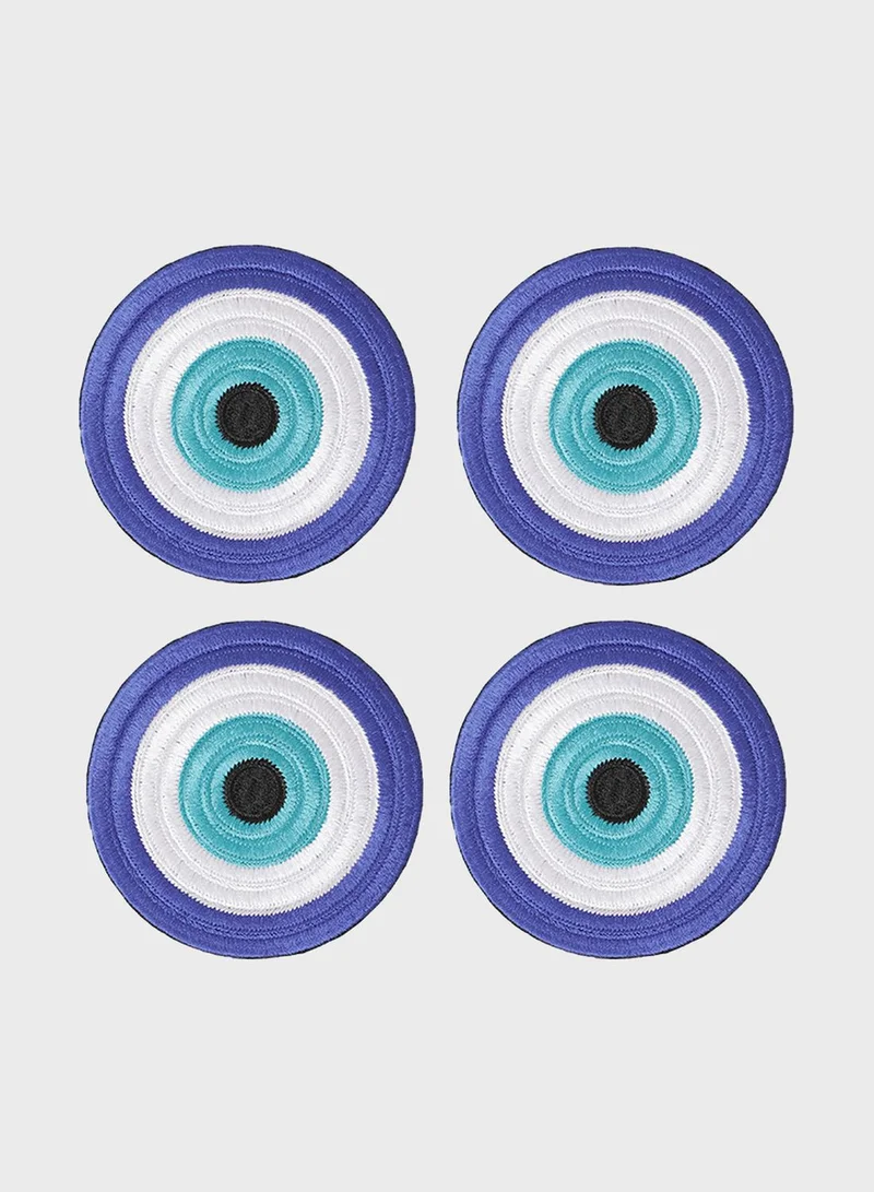 the lumiere co Set Of 4 Evil Eye Coasters