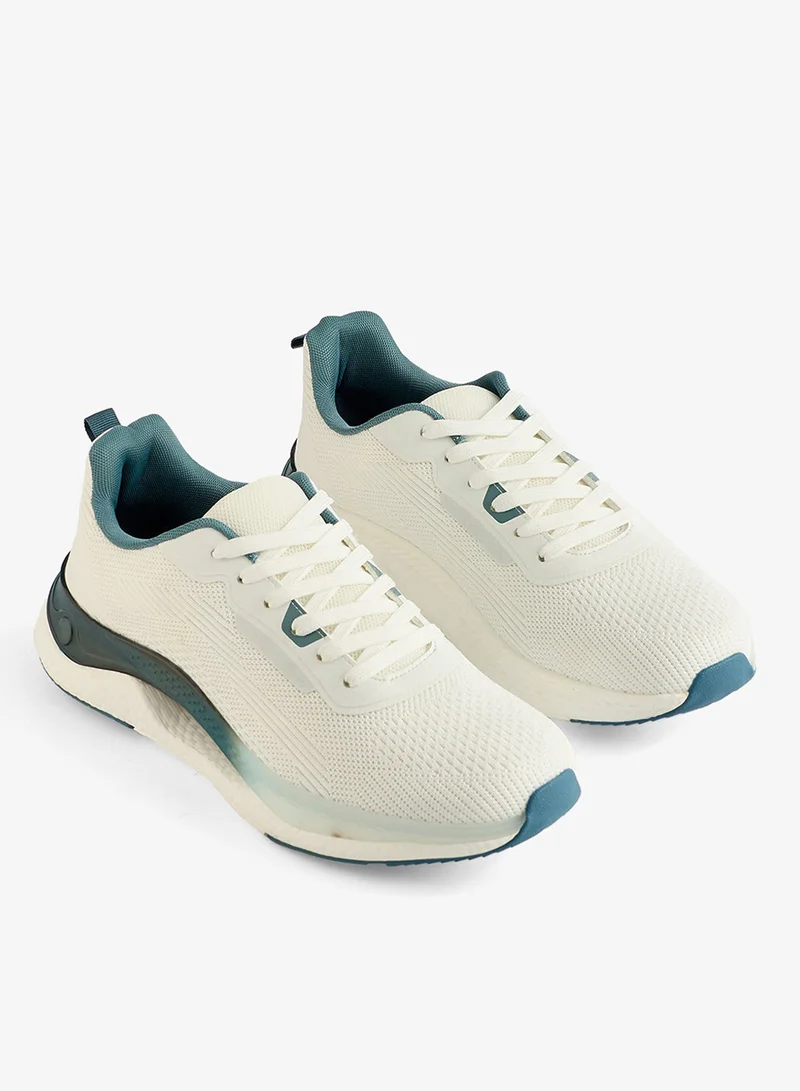 REDTAG Men White Contrast Detail Training Shoes