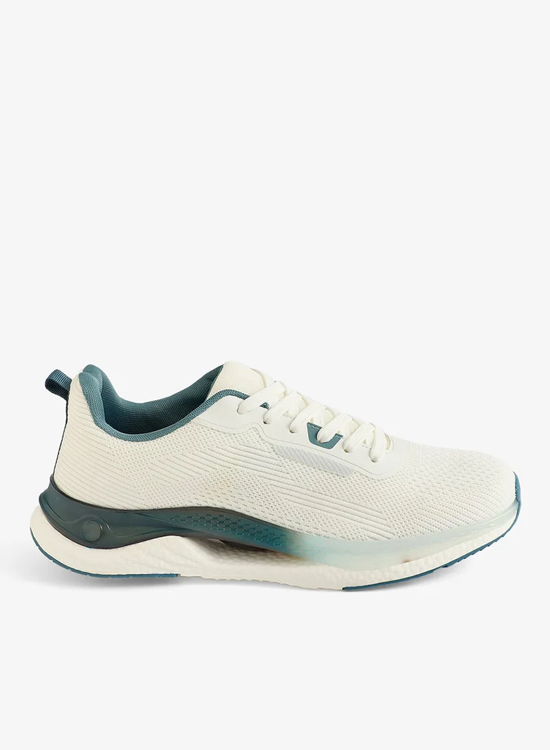 REDTAG Men White Contrast Detail Training Shoes