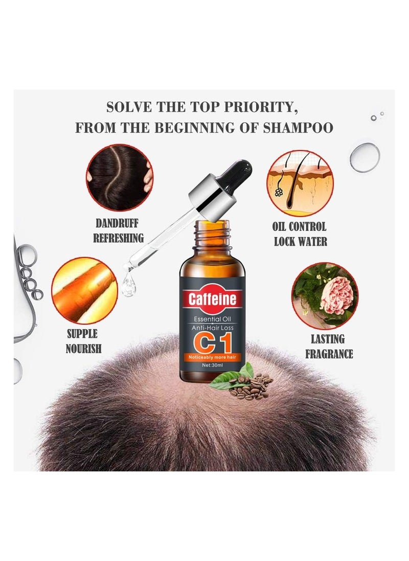 Caffeine - C1 Anti Hair Loss Essential Oil For Men & Women 30 ML - Image 1