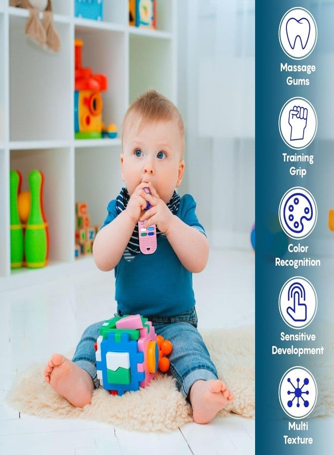 ShreeVoke Silicone TV Remote Control-Shaped Teething Toy for Babies BPA Free, Soft and Chewable Teether for Soothing Sore Gums Fun and Realistic Design for Infant Sensory Development Easy-to-Clean Baby Teether Toy - Image 5
