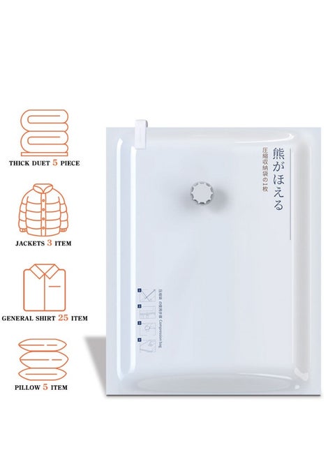 Vacuum Storage Bag, Super Strong Seal, Large Capacity for Home Use, Moisture-Proof, Mildew-Proof and Insect-Proof, Travel Storage Artifact