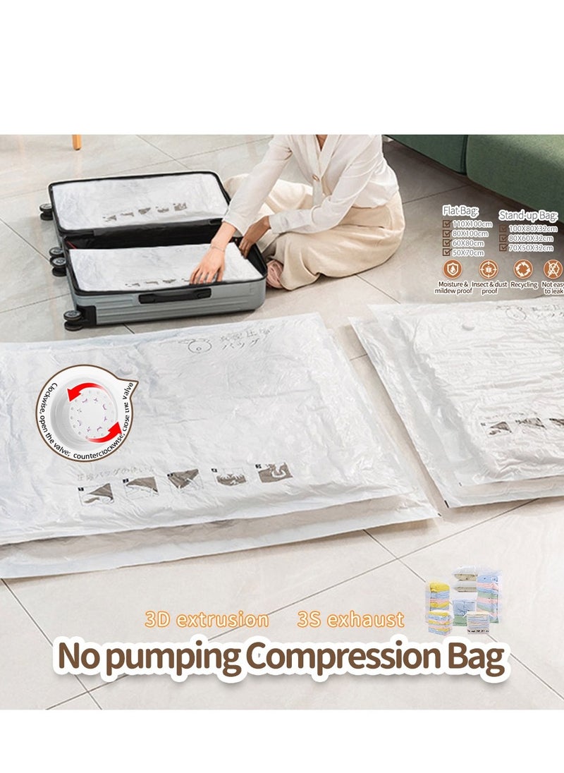 Vacuum Storage Bag, Super Strong Seal, Large Capacity for Home Use, Moisture-Proof, Mildew-Proof and Insect-Proof, Travel Storage Artifact