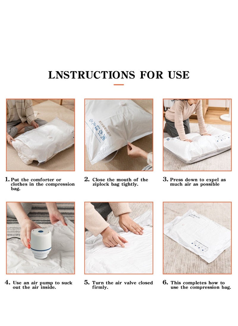 Vacuum Storage Bag, Super Strong Seal, Large Capacity for Home Use, Moisture-Proof, Mildew-Proof and Insect-Proof, Travel Storage Artifact
