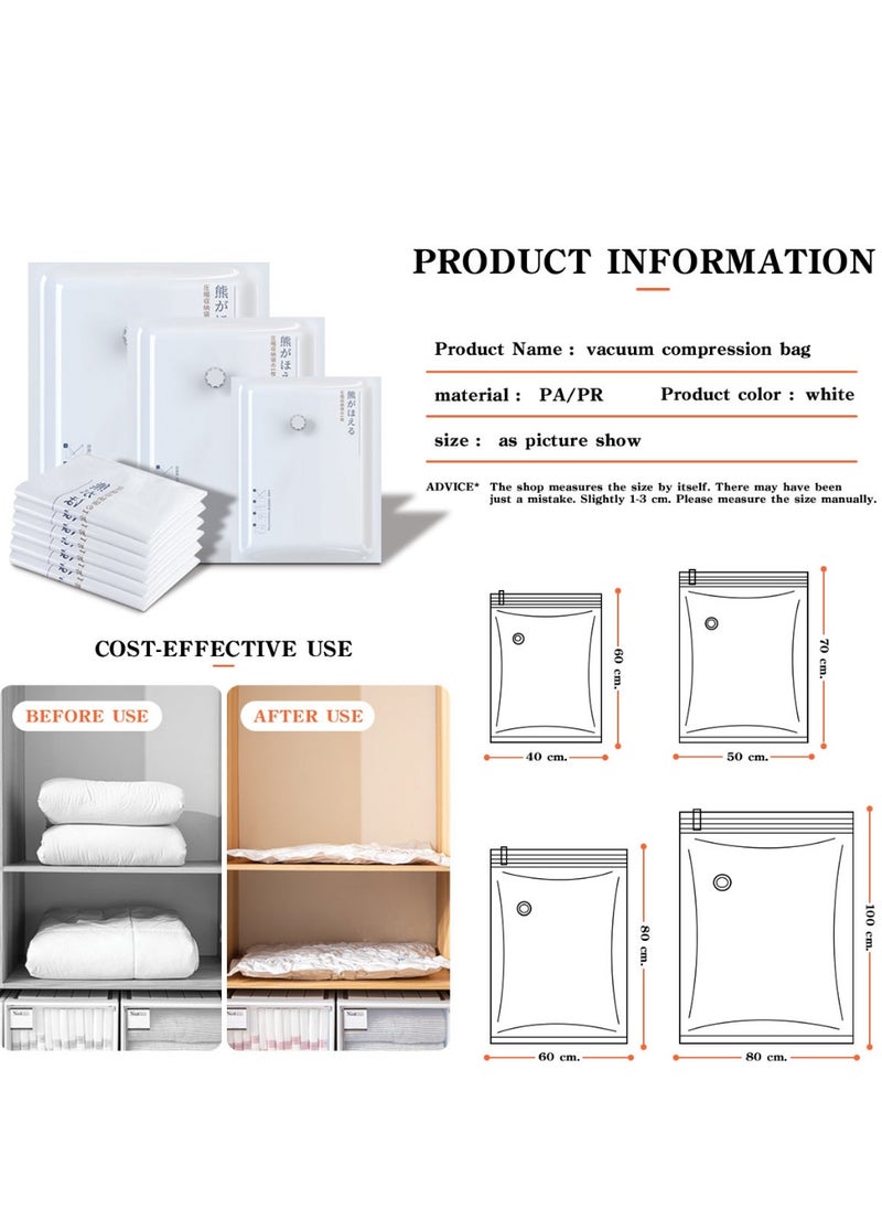 Vacuum Storage Bag, Super Strong Seal, Large Capacity for Home Use, Moisture-Proof, Mildew-Proof and Insect-Proof, Travel Storage Artifact