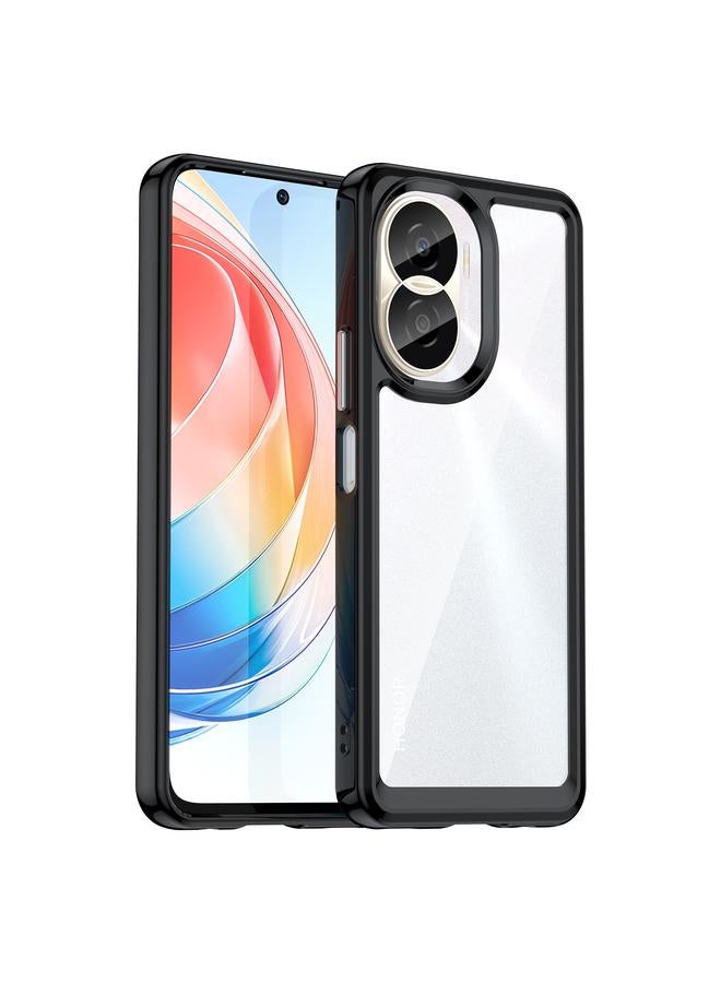اس-توب جراب لهاتف Honor X40i من سلسلة ملونة من الأكريليك + جراب هاتف TPU - Image 1