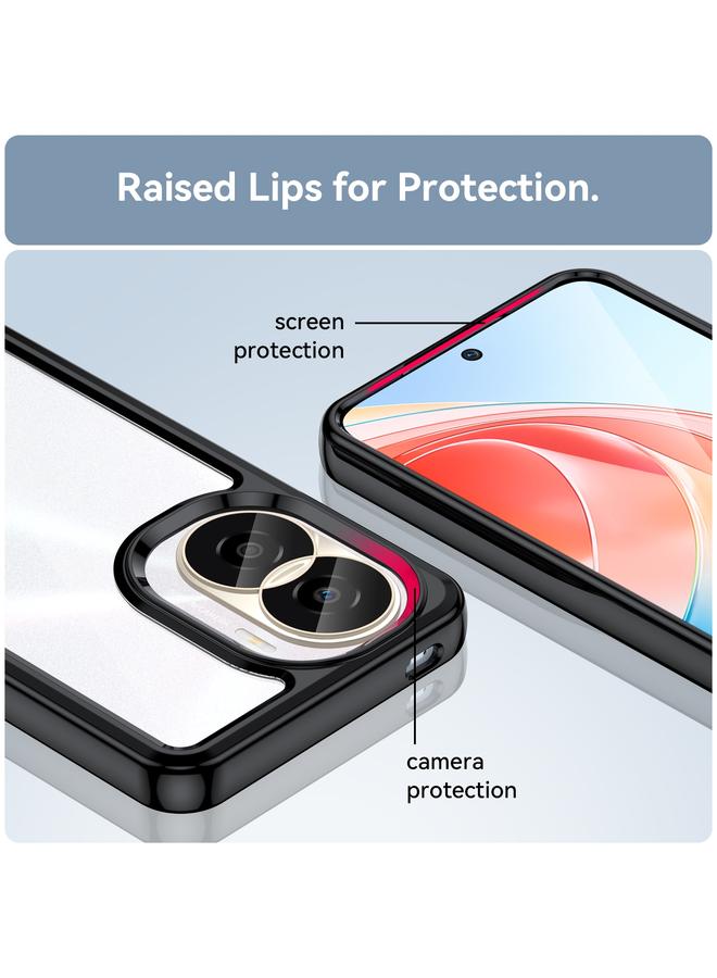 اس-توب جراب لهاتف Honor X40i من سلسلة ملونة من الأكريليك + جراب هاتف TPU - Image 4