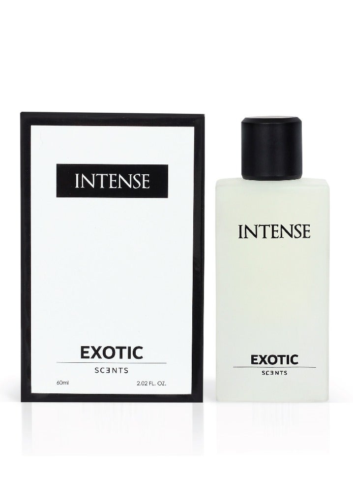 Exotic Scents Exotic Scents Eau de Parfume Intense - 60ml | Essences of Fresh Aquatic Notes, Long Lasting Fragrance  - Image 1
