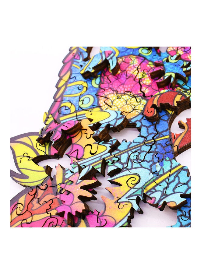 XiuWoo 100-Piece Animal Shaped Wooden Jigsaw Puzzle Set - Image 5