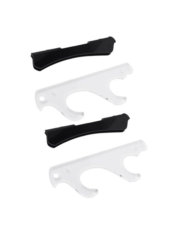 NIBEMINENT - Sword Stand Sword Holder Acrylic 2 Layer Wall Mounted Samurai Sword Stand Lightsaber Display Rack - Image 1