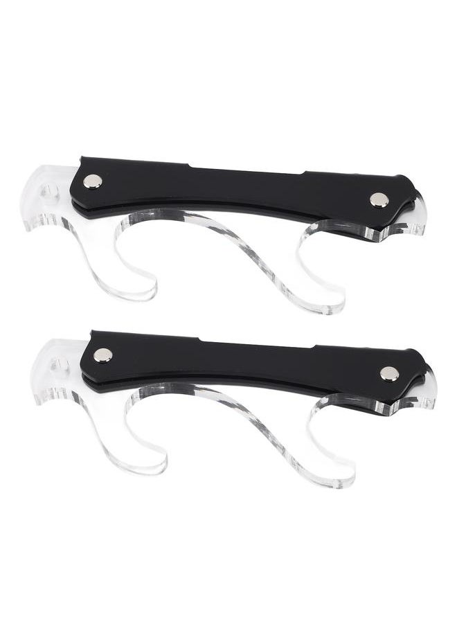 NIBEMINENT - Sword Stand Sword Holder Acrylic 2 Layer Wall Mounted Samurai Sword Stand Lightsaber Display Rack - Image 1