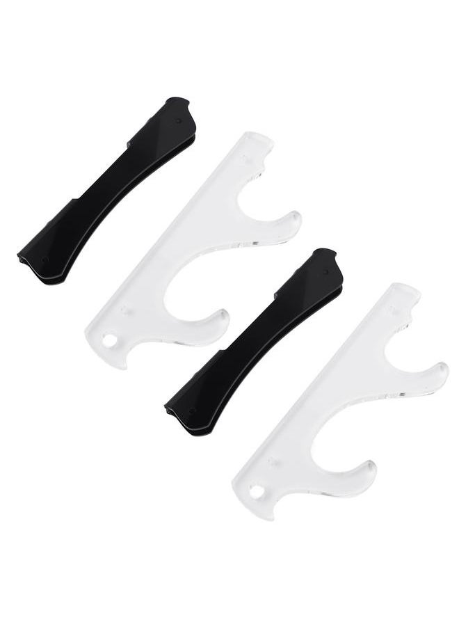 NIBEMINENT - Sword Stand Sword Holder Acrylic 2 Layer Wall Mounted Samurai Sword Stand Lightsaber Display Rack - Image 1