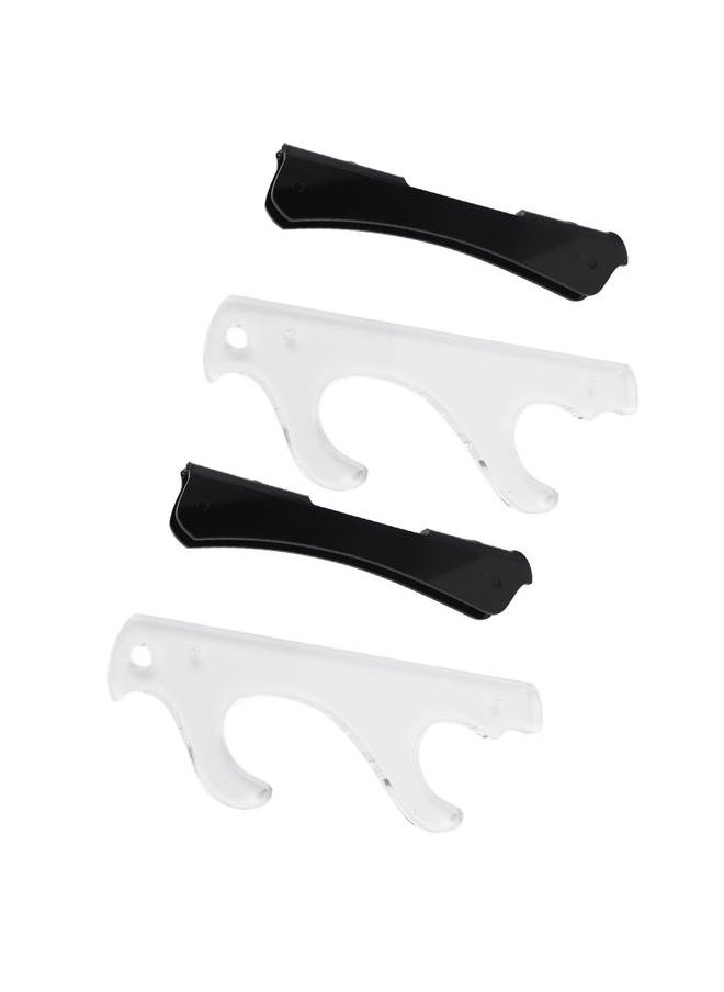 NIBEMINENT - Sword Stand Sword Holder Acrylic 2 Layer Wall Mounted Samurai Sword Stand Lightsaber Display Rack - Image 1