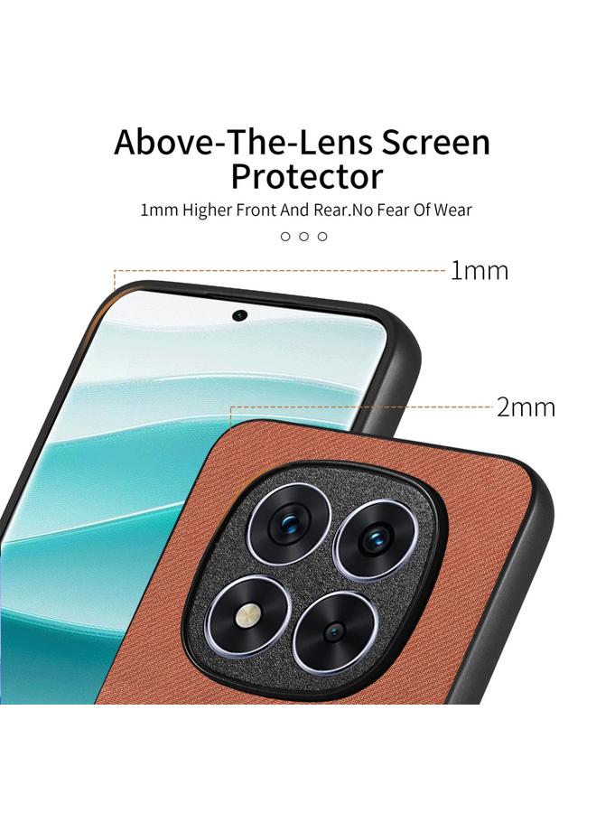 S-TOP Case For Redmi 14C Twill Fabric Leather Skin Back Phone Case - Image 3