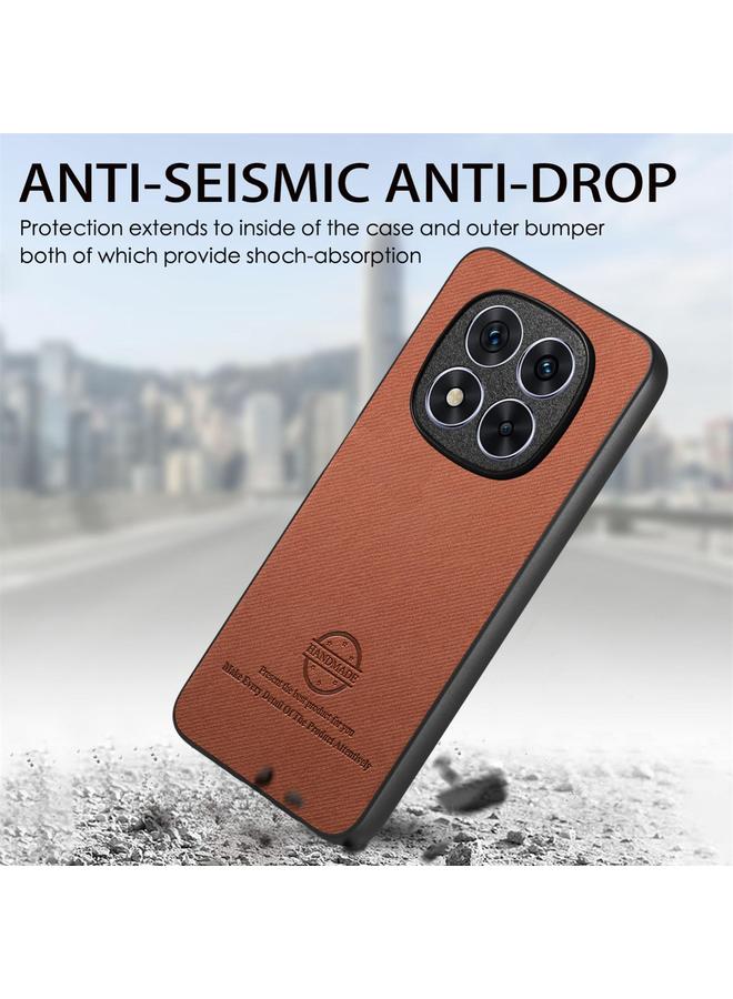 S-TOP Case For Redmi 14C Twill Fabric Leather Skin Back Phone Case - Image 4
